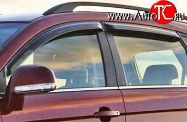 999 р. Комплект дефлекторов окон (ветровиков) 4 шт. Russtal  Chevrolet Captiva (2006-2011)  с доставкой в г. Калуга