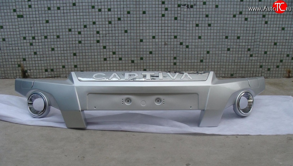 10 299 р. Накладка на передний бампер Sport  Chevrolet Captiva (2006-2011) (Неокрашенная)  с доставкой в г. Калуга