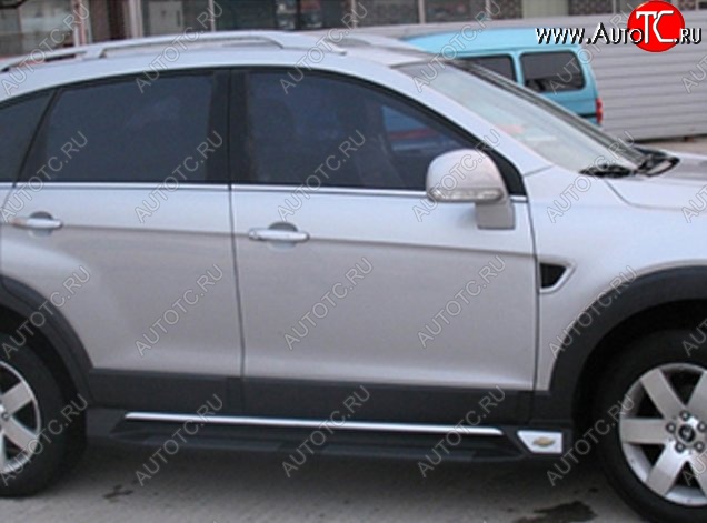 13 999 р. Пороги CT v2 Chevrolet Captiva  дорестайлинг (2006-2011)  с доставкой в г. Калуга