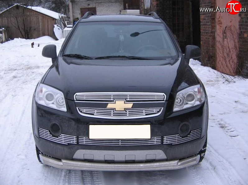 7 699 р. Декоративная вставка воздухозаборника Berkut Chevrolet Captiva  дорестайлинг (2006-2011)  с доставкой в г. Калуга