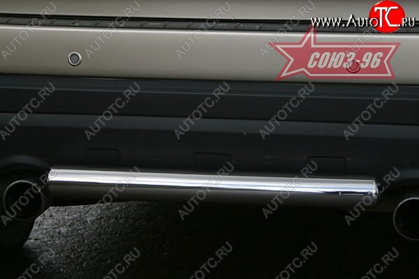 8 009 р. Защита заднего бампера Souz-96 (d60) Chevrolet Captiva  дорестайлинг (2006-2011)  с доставкой в г. Калуга