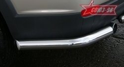 11 249 р. Защита заднего бампера Souz-96 (d76) Chevrolet Captiva  дорестайлинг (2006-2011)  с доставкой в г. Калуга. Увеличить фотографию 1