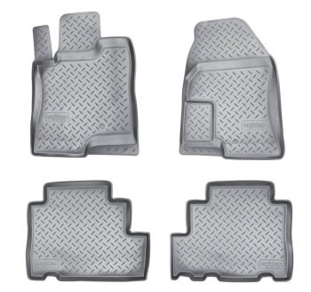 2 289 р. Комплект салонных ковриков Norplast Unidec  Chevrolet Captiva (2006-2011), Opel Antara (2006-2010) (Цвет: черный)  с доставкой в г. Калуга. Увеличить фотографию 1