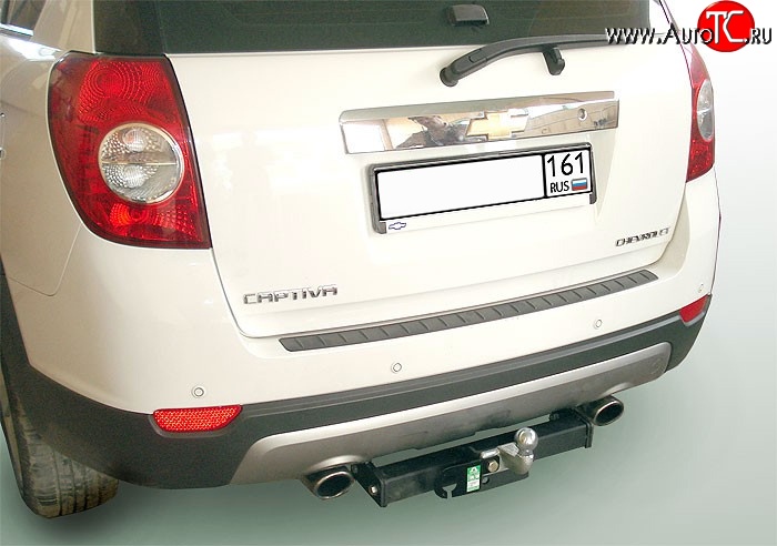 9 899 р. Фаркоп Лидер Плюс (до 2000 кг) Chevrolet Captiva  дорестайлинг (2006-2011) (Без электропакета)  с доставкой в г. Калуга