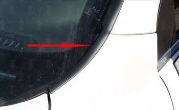 1 849 р. Водостоки лобового стекла Стрелка 11  Chevrolet Captiva (2011-2016) (Автомобиль с рейлингами)  с доставкой в г. Калуга. Увеличить фотографию 7