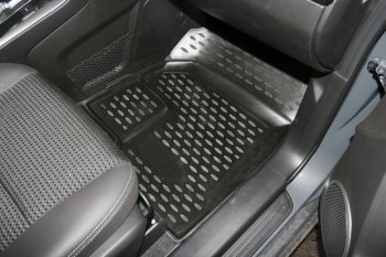 2 299 р. Коврики салона Element (полиуретан, 5 штук)  Chevrolet Captiva (2011-2018)  с доставкой в г. Калуга. Увеличить фотографию 2