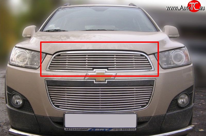 4 799 р. Декоративная вставка решетки радиатора Berkut Chevrolet Captiva 1-ый рестайлинг (2011-2013)  с доставкой в г. Калуга