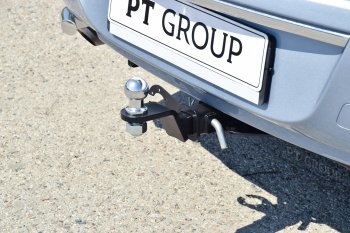 8 699 р. Фаркоп Petroil Tuning (съемный квадрат) Chevrolet Captiva 1-ый рестайлинг (2011-2013) (Без заглушки )  с доставкой в г. Калуга. Увеличить фотографию 2