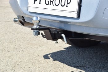 8 699 р. Фаркоп Petroil Tuning (съемный квадрат) Chevrolet Captiva 1-ый рестайлинг (2011-2013) (Без заглушки )  с доставкой в г. Калуга. Увеличить фотографию 4