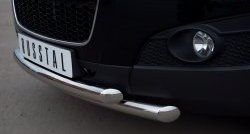 19 299 р. Защита переднего бампера (2 трубыØ63 мм, нержавейка) Russtal  Chevrolet Captiva (2011-2013)  с доставкой в г. Калуга. Увеличить фотографию 3