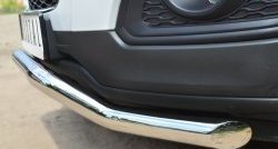 15 999 р. Защита переднего бампера (Ø63 мм волна, нержавейка) Russtal  Chevrolet Captiva (2013-2016)  с доставкой в г. Калуга. Увеличить фотографию 3