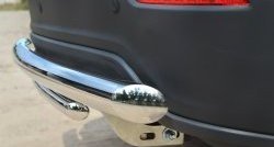 14 999 р. Защита заднего бампера (Ø63 и 42 мм, нержавейка) Russtal  Chevrolet Captiva (2013-2016)  с доставкой в г. Калуга. Увеличить фотографию 3