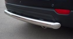 8 249 р. Одинарная защита заднего бампера из трубы диаметром 76 мм Russtal  Chevrolet Captiva (2011-2013)  с доставкой в г. Калуга. Увеличить фотографию 3