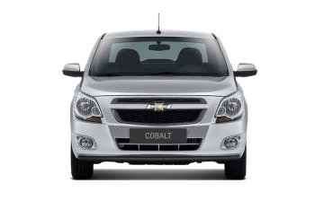 Защита переднего бампера Petroil Tuning (Ø38 мм) Chevrolet (Шевролет) Cobalt (Кобальт) (2019-2024) седан 2-ой рестайлинг