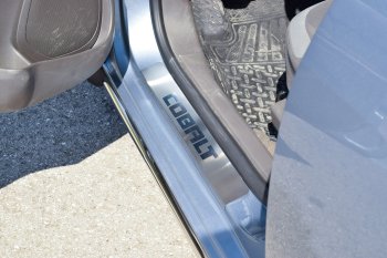3 299 р. Пороги накладки дверей Petroil Tuning  Chevrolet Cobalt (2019-2024)  с доставкой в г. Калуга. Увеличить фотографию 3