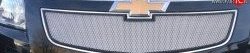 1 539 р. Сетка в решетку радиатора Russtal  Chevrolet Cobalt (2011-2016) (хром)  с доставкой в г. Калуга. Увеличить фотографию 1
