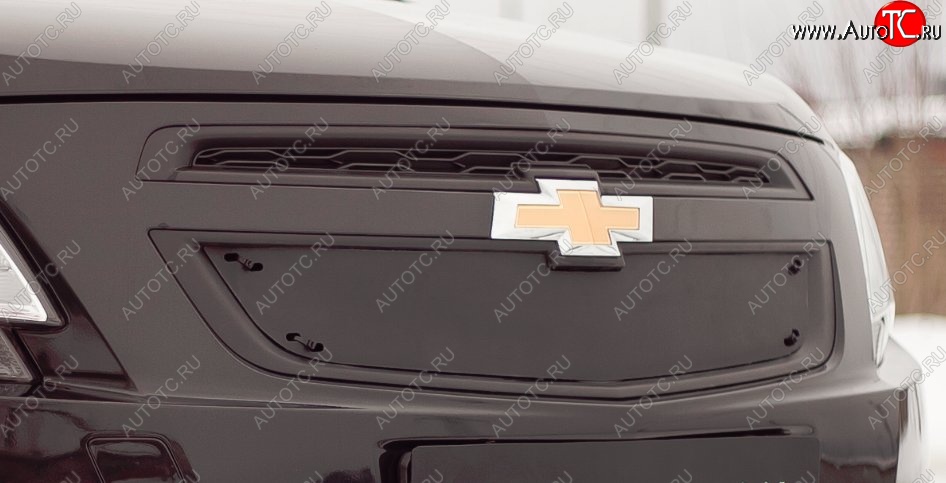 1 449 р. Зимняя заглушка решетки радиатора и переднего бампера РА  Chevrolet Cobalt (2011-2016)  с доставкой в г. Калуга