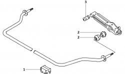 359 р. Полиуретановая втулка стабилизатора передней подвески Точка Опоры Suzuki Swift HT51S дорестайлинг, хэтчбэк 5 дв. (2000-2003)  с доставкой в г. Калуга. Увеличить фотографию 2