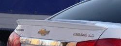 2 989 р. Лип спойлер Tuning-Sport  Chevrolet Cruze  седан (2009-2012) (Неокрашенный)  с доставкой в г. Калуга. Увеличить фотографию 1