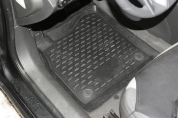 1 949 р. Комплект ковриков в салон Element 4 шт. (полиуретан)  Chevrolet Cruze ( седан,  хэтчбек,  универсал) (2009-2015)  с доставкой в г. Калуга. Увеличить фотографию 2