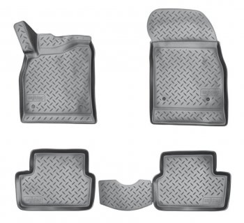 Комплект ковриков в салон Norplast Unidec Chevrolet (Шевролет) Cruze (Круз) ( седан,  хэтчбек,  универсал) (2009-2015) седан, хэтчбек, универсал J300, J305, J300, J305, J308  (Цвет: черный)