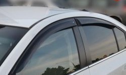 999 р. Комплект дефлекторов окон (ветровиков) 4 шт. Russtal  Chevrolet Cruze ( седан,  хэтчбек) (2009-2015)  с доставкой в г. Калуга. Увеличить фотографию 1