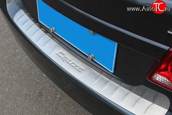 1 199 р. Накладка защитная на задний бампер M-VRS Chevrolet Cruze седан J300 (2012-2015)  с доставкой в г. Калуга