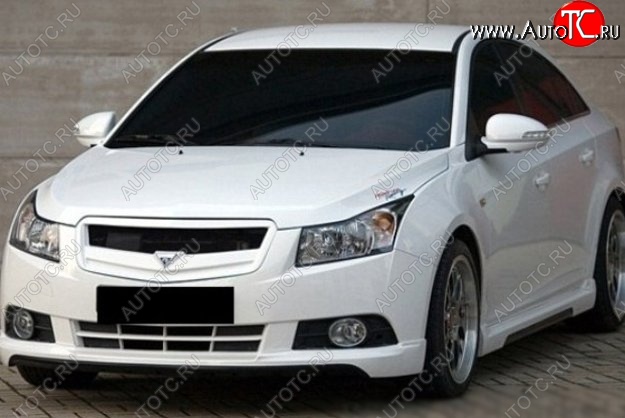 2 999 р. Решётка радиатора Road Runs style Chevrolet Cruze J305 хэтчбек рестайлинг (2012-2015) (Неокрашенная)  с доставкой в г. Калуга