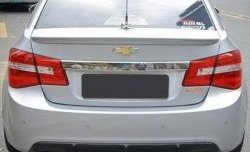 2 999 р. Лип спойлер CT Chevrolet Cruze седан J300 (2009-2012) (Неокрашенный)  с доставкой в г. Калуга. Увеличить фотографию 3