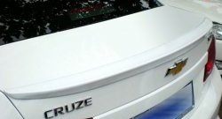 2 599 р. Лип спойлер M-VRS Chevrolet Cruze седан J300 (2009-2012) (Неокрашенный)  с доставкой в г. Калуга. Увеличить фотографию 1