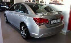 6 849 р. Спойлер LitCompany  Chevrolet Cruze  седан (2009-2012) (Неокрашенный)  с доставкой в г. Калуга. Увеличить фотографию 2