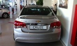 6 849 р. Спойлер LitCompany  Chevrolet Cruze  седан (2009-2012) (Неокрашенный)  с доставкой в г. Калуга. Увеличить фотографию 6