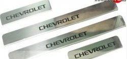 919 р. Накладки на порожки автомобиля M-VRS (нанесение надписи методом окраски) Chevrolet Cruze седан J300 (2012-2015)  с доставкой в г. Калуга. Увеличить фотографию 1