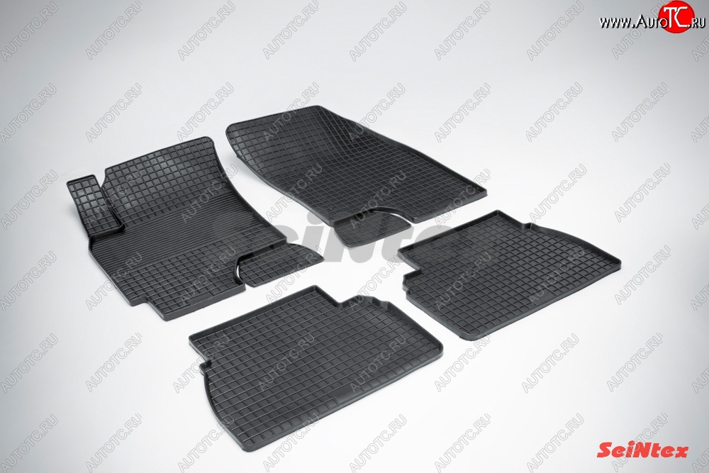 2 799 р. Износостойкие резиновые коврики в салон Сетка Seintex  Chevrolet Epica  V250 (2006-2012)  с доставкой в г. Калуга