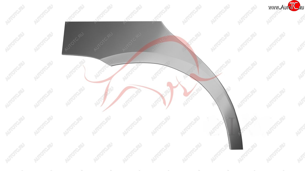 2 189 р. Правая задняя ремонтная арка (внешняя) Wisentbull Chevrolet Equinox 3 (2018-2024)  с доставкой в г. Калуга