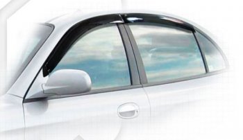 1 989 р. Дефлектора окон CA-Plastiс  Chevrolet Evanda (2004-2006) (Classic полупрозрачный, Без хром.молдинга)  с доставкой в г. Калуга. Увеличить фотографию 1