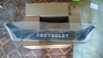 1 039 р. Дефлектор капота REIN  Chevrolet Lacetti  хэтчбек (2002-2013)  с доставкой в г. Калуга. Увеличить фотографию 1