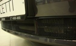 1 469 р. Сетка на бампер Russtal (черная)  Chevrolet Lacetti  хэтчбек (2002-2013)  с доставкой в г. Калуга. Увеличить фотографию 2