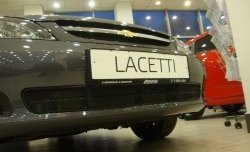 1 469 р. Сетка на бампер Russtal (черная) Chevrolet Lacetti хэтчбек (2002-2013)  с доставкой в г. Калуга. Увеличить фотографию 3