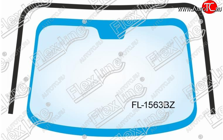 2 459 р. Молдинг лобового стекла FlexLine Chevrolet Lacetti седан (2002-2013)  с доставкой в г. Калуга