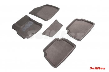 3 879 р. Комплект ворсовых 
 ковриков в салон Seintex (3D)  Chevrolet Lacetti ( седан,  универсал,  хэтчбек) (2002-2013) (Серый)  с доставкой в г. Калуга. Увеличить фотографию 1