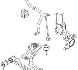 1 289 р. Полиуретановый сайлентблок нижнего рычага передней подвески (задний) Точка Опоры Chevrolet Lacetti седан (2002-2013)  с доставкой в г. Калуга. Увеличить фотографию 2