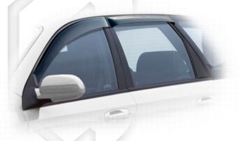 1 989 р. Дефлектора окон CA-Plastiс  Chevrolet Lacetti  универсал (2002-2013) (Classic полупрозрачный, Без хром.молдинга)  с доставкой в г. Калуга. Увеличить фотографию 1