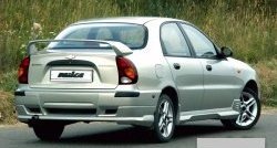 4 049 р. Пороги накладки Nika  Chevrolet Lanos ( T100,  T150,  седан) (1997-2017), Daewoo Sense  Т100 (1997-2008), ЗАЗ Chance ( седан,  хэтчбэк) (2009-2017), ЗАЗ Sens ( седан,  хэтчбэк) (2007-2017) (Неокрашенные)  с доставкой в г. Калуга. Увеличить фотографию 2