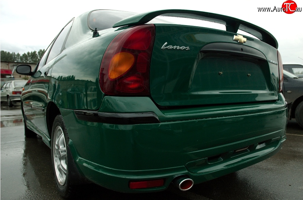 4 349 р. Задний бампер Дельта Daewoo Lanos T150 рестайлинг, седан (2000-2009) (Неокрашенный)  с доставкой в г. Калуга