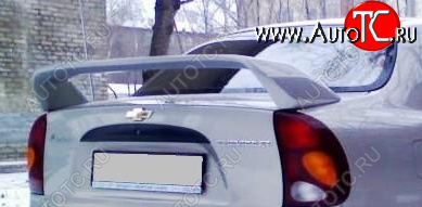 3 049 р. Спойлер Nika (АБС-пластик) Chevrolet Lanos T100 седан (2002-2017) (Неокрашенный)  с доставкой в г. Калуга