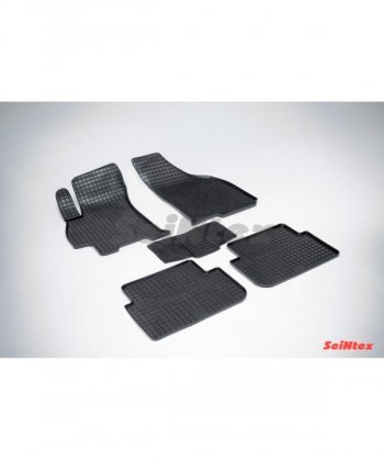 Износостойкие резиновые коврики в салон Сетка Seintex Chevrolet (Шевролет) Lanos (Ланос)  T100 (2002-2017) T100 седан