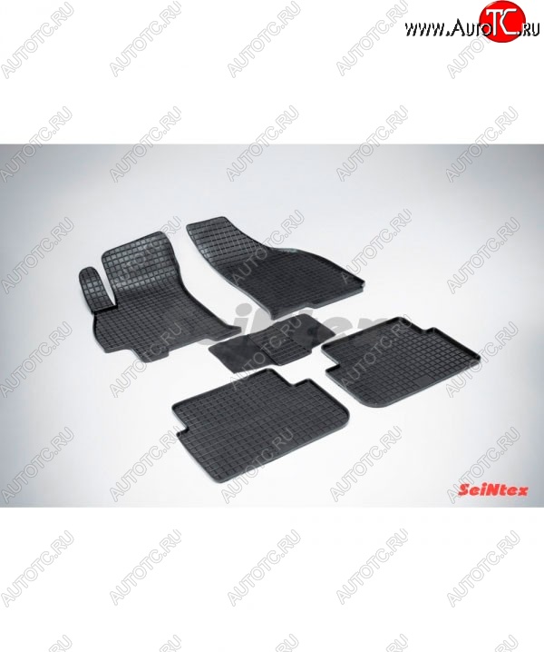 2 759 р. Износостойкие резиновые коврики в салон Сетка Seintex  Chevrolet Lanos  T100 (2002-2017)  с доставкой в г. Калуга