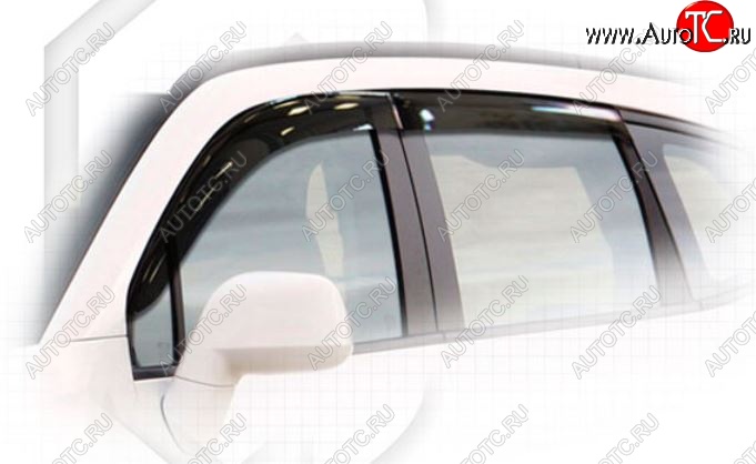 1 989 р. Дефлектора окон CA-Plastiс Chevrolet Orlando (2011-2018) (Classic полупрозрачный, Без хром.молдинга)  с доставкой в г. Калуга