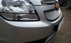 1 539 р. Сетка в решетку радиатора (нижняя) Russtal  Chevrolet Orlando (2011-2018) (хром)  с доставкой в г. Калуга. Увеличить фотографию 4